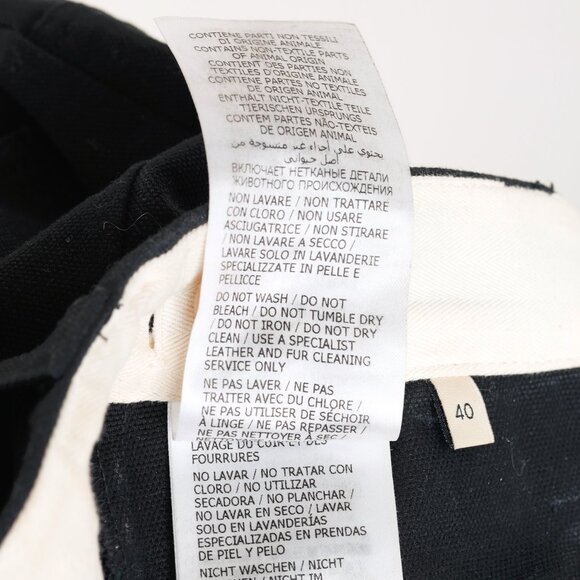 Gucci Black Cotton-Twill Zip-Detail Pants - Picture 13 of 16